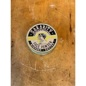 Vintage Sorority Face Powder Box By Buerger,  Denver (8273)